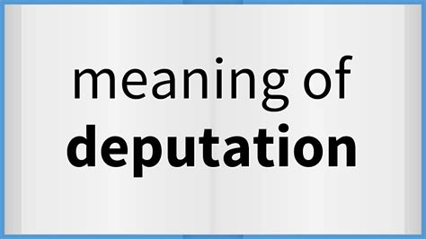 Deputation Meaning In Hindi - Today We Are Going To Understand This....