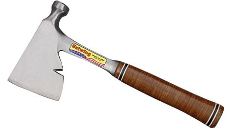 Estwing Carpenter's Hatchet 13" Overall, Leather Grip Handle (E2H) - KnifeCenter