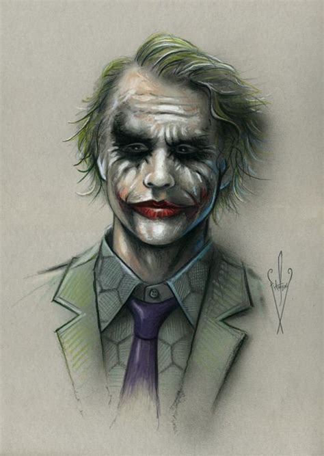 The Joker Pencil & Airbrush Drawing 12 X 18 Inch Artwork | Etsy in 2021 ...