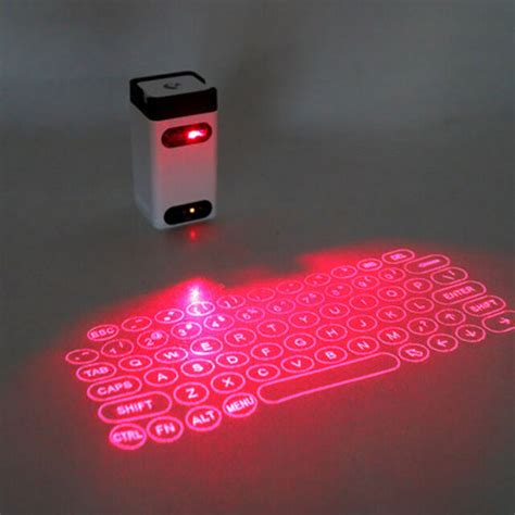 Laser Projection Keyboard Bluetooth Wireless 3D Infrared Light Sense Notebook | eBay