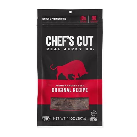 Amazon.com: Chef's Cut Beef Jerky, Original, High Protein Meat Snack ...