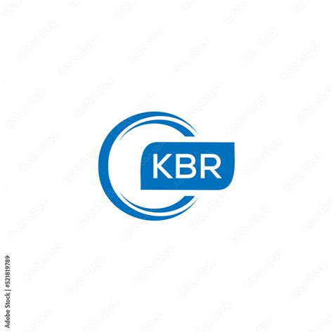 Vettoriale Stock KBR letter design for logo and icon.KBR typography for technology, business and ...