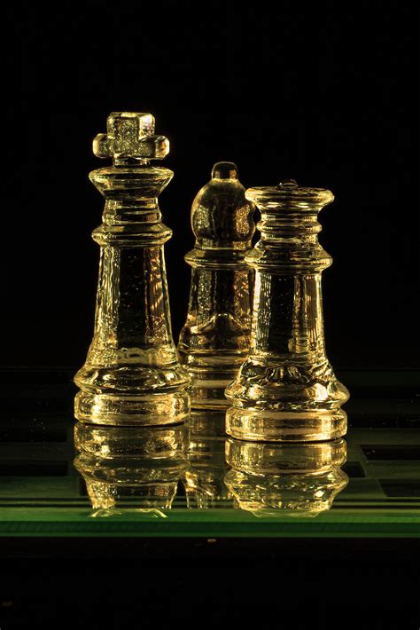 Glass chess pieces II :: Behance