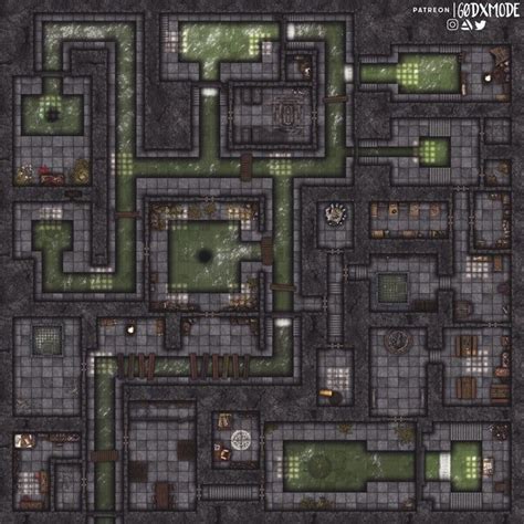 22+ D&D Sewer Battle Map - TariekNaomi