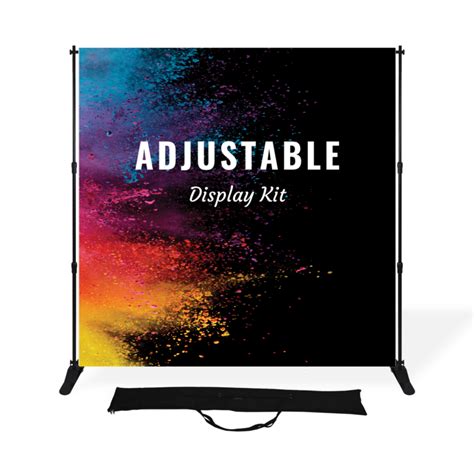 8' x 8' Adjustable Display Kit - 96X96-AD-DG-PK | Visual Textile ...