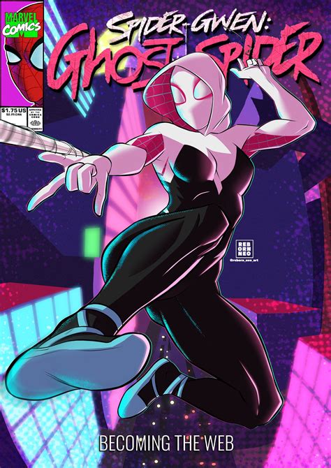 ArtStation - Ghost-Spider ( Spider-Gwen ) - Cover [Fanart]