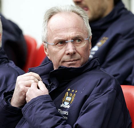 Sven Goran Eriksson admits to making mistakes at Manchester City this season and says: I'm not ...