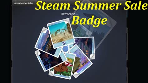 Steam Summer Sale 2017 Badge crafting - YouTube