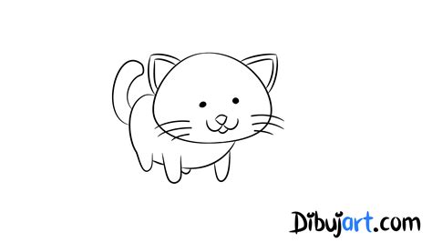 Cómo dibujar una Gato paso a paso #6 — Serie de dibujos de Gatos ...