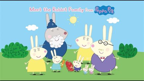 Peppa Pig Episodes - Meet the Rabbit Family! - Cartoons for Children - YouTube