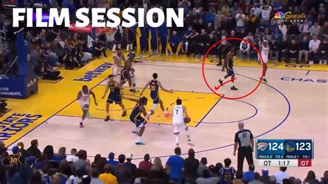 WARRIORS defensive mistakes vs. THUNDER | November 18, 2023 - YouTube