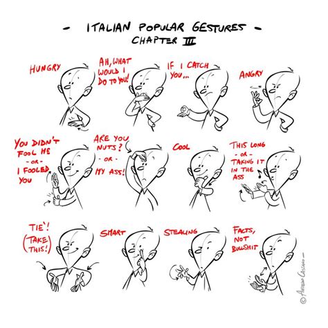 Italian Gestures 3/3 Art Print by Alfredo Cassano | Parole italiane ...