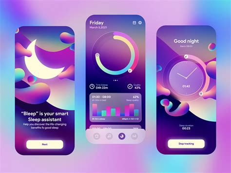 Sleep Tracker by Trần Khắc Bảo on Dribbble