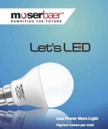 moserbaer led - industrial lighting, led lighting, designer led