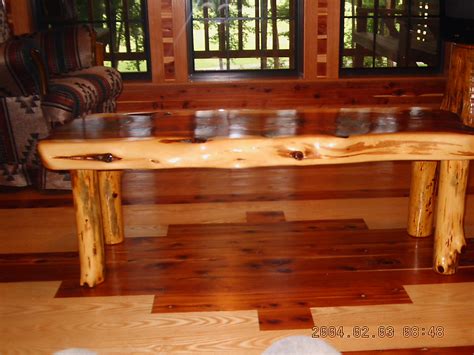 Rustic furniture- Red cedar.