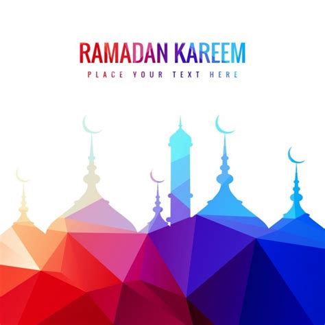 Free Vector | Colorful ramadan background