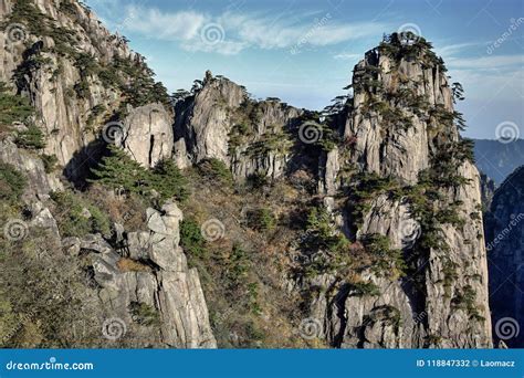 Huangshan, Yellow Mountains, in Anhui Province in China. Stock Photo ...