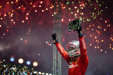 Sebastian Vettel wins Singapore GP as Ferrari scores 1-2; Max Verstappen takes third - INDIA in F1