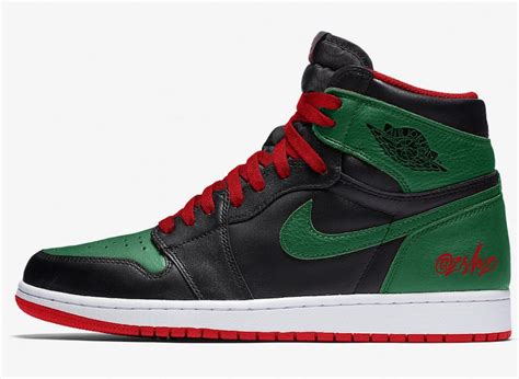 Air Jordan 1 Pine Green Gym Red 555088-030 Release Date - SBD