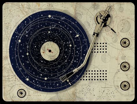 Music of the Spheres | Vinyl record art, Record art, Record painting