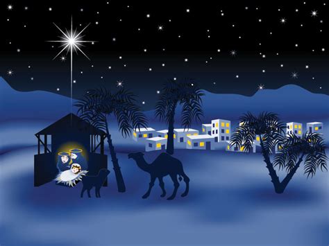 Nativity Scene Photos ~ Starry Night Nativity 1 | sunwalls