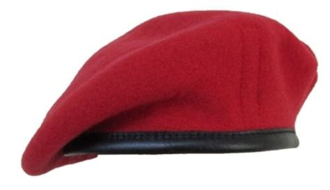 British Wool Beret Royal Military Police (MP) - Red RMP 100% Wool Army Hat New | eBay