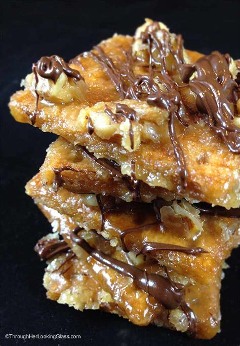 Chocolate Toffee Squares - TGIF - This Grandma is Fun