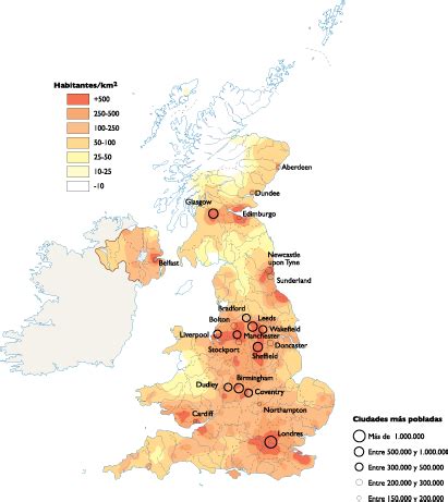 United Kingdom Population map | Vector World Maps