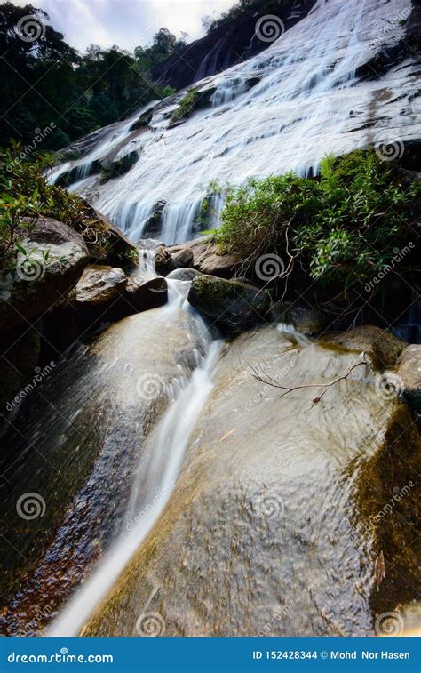 Natural Waterfall at Gunung Stong State Park Kelantan Malaysia Stock ...