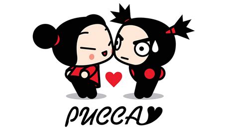 Download Pucca And Garu Cheeks Together Wallpaper | Wallpapers.com