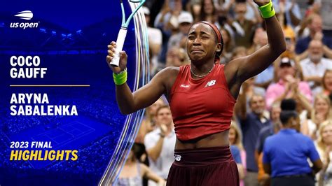 Coco Gauff vs. Aryna Sabalenka Highlights | 2023 US Open Final - Win ...