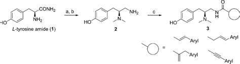 Scheme 1. Synthesis of PZM21 analogs. Reagents and conditions: a)... | Download Scientific Diagram