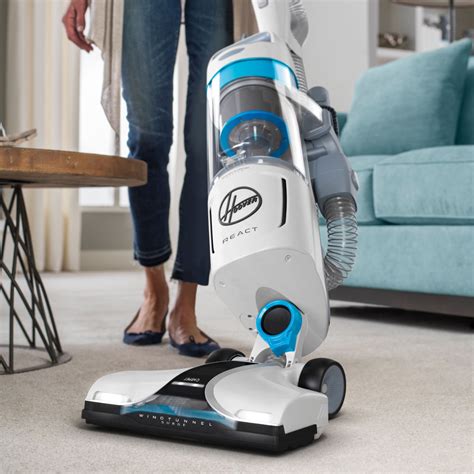 Best Buy: Hoover REACT Upright Vacuum White UH73100