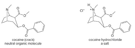 Answered: CI- cocaine (crack) neutral organic… | bartleby