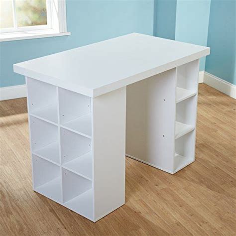 Amazon.com: White Counter Height Craft Table: Arts, Crafts & Sewing ...