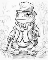 Frog And Toad Coloring Pages sketch template
