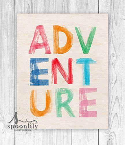 Amazon.com: ADVENTURE word art, Nursery print, Nursery wall art, Playroom art, Kids room ...