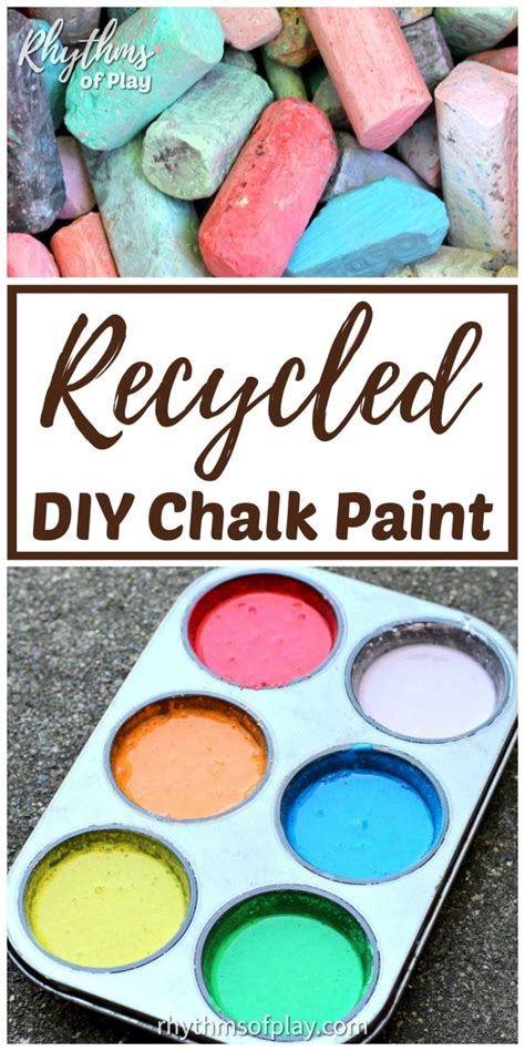 DIY Chalk Paint Recipe: How to Make and Use - Rhythms of Play