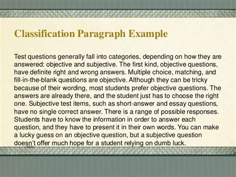 [Solved] Read the division and classification paragraph below. Division ...