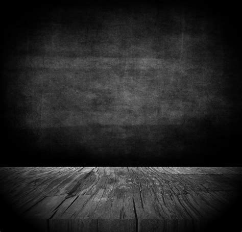 Free Photo | 3D grunge background with dark wooden table