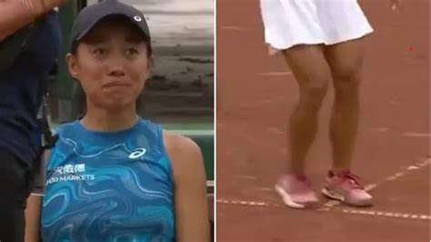 ‘Absolutely disgusting behaviour’ – Tennis star leaves court in tears ...