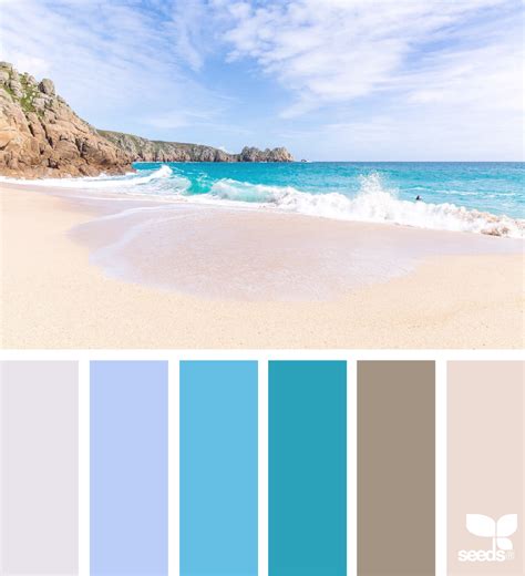 Mental Vacation | Beach color palettes, Design seeds, Color of life