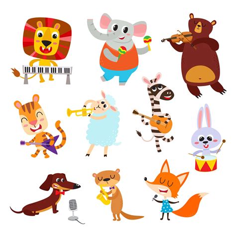 Childrens Book Series With Animal Characters Clipart