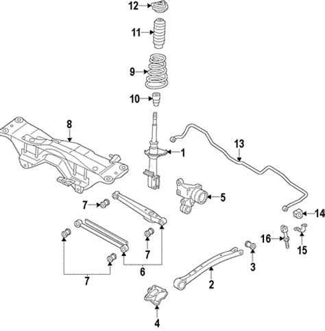 Rear Suspension for 2002 Subaru Outback | Subaru Online Parts Store