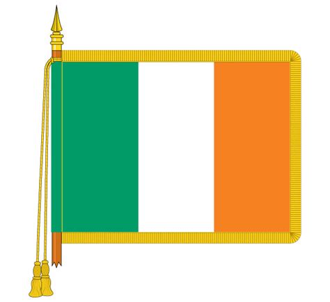 Buy Ceremonial Ireland (Eire) Flag Online | High Quality | Handmade in The UK