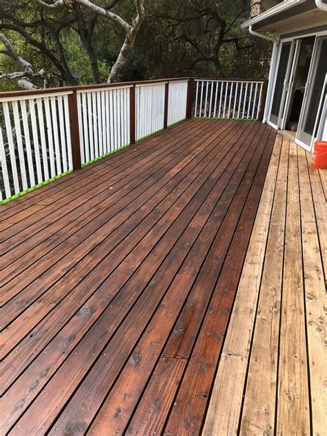 IMG 0656 | Staining deck, Deck stain colors, Redwood decking