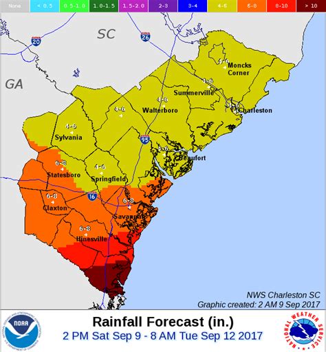 33 Charleston Sc Flooding Map - Maps Database Source