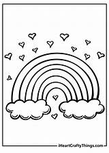 Rainbow Coloring Pages Free Printables sketch template