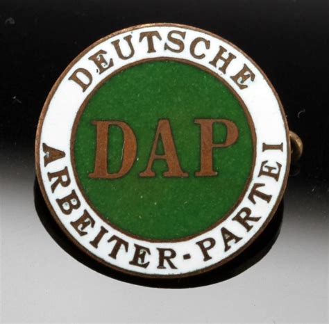 PRE-WWII GERMAN WORKERS PARTY DAP PIN PRE NSDAP : Lot 7084