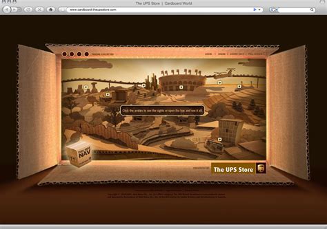 UPS Store Cardboard World on Behance